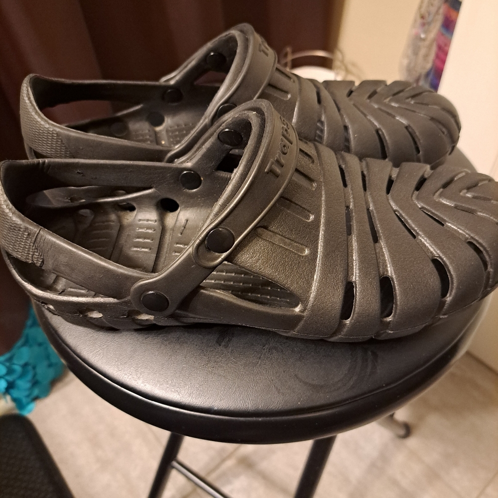 Traps Shoes Size 9 Worn Once Black - Picture 11 of 12